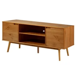 Solid Wood Mid-Century Modern TV Stand For TVs Up To 65" - Saracina Home 26 Solid Wood Mid-Century Modern TV Stand For TVs Up To 65" - Saracina Home -Saracina Home Deals Store GUEST fd509bbf 79ac 4220 8d53 15707906feef