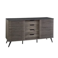 Alvita Boho Slatted Siding Door Sideboard - Saracina Home -Saracina Home Deals Store GUEST fe419ee6 1c08 4e05 8569 d919f402b3cf